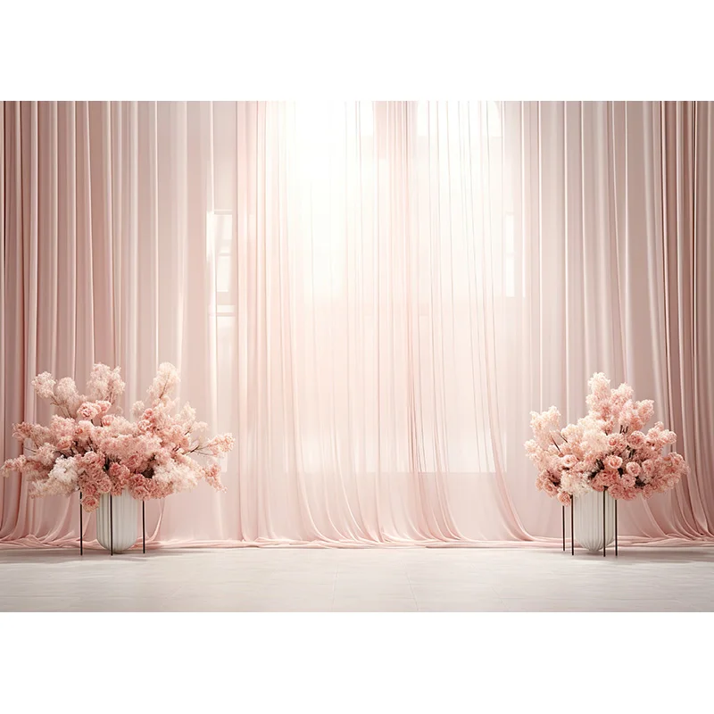 Fantasy Wedding Stage Photography fondali Flower Arch Background Banner tenda interna decorata Photo Studio puntelli SG-08
