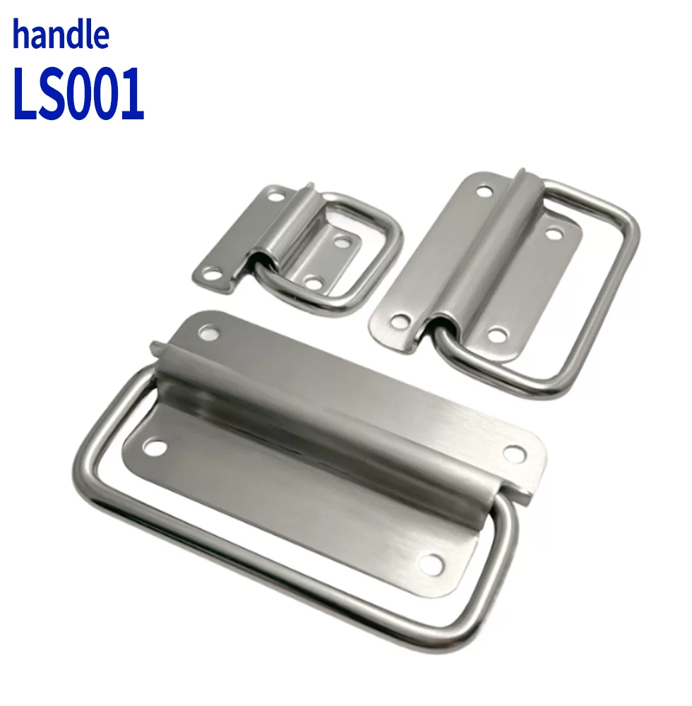 LS001 304 stainless steel Samsung-style with ring drawer toolbox iron cabinet thickened solid core movable Move the  handle