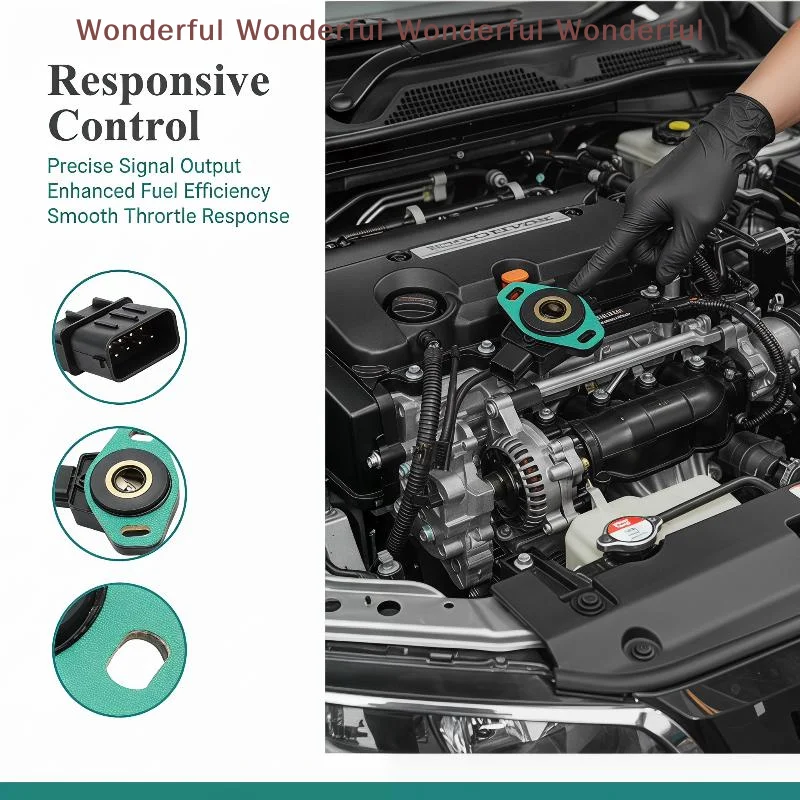 Throttle Position Sensor 16402-RAA-A01 High Precision Heat Resistant for Automotive Repair Regular Vehicle Maintenance