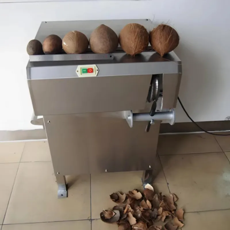 

110V 220V 380V Coconut Sheller & Cutting Machine Stainless Steel Motor 360-600Pcs/h Coconut Shell Removing Machine