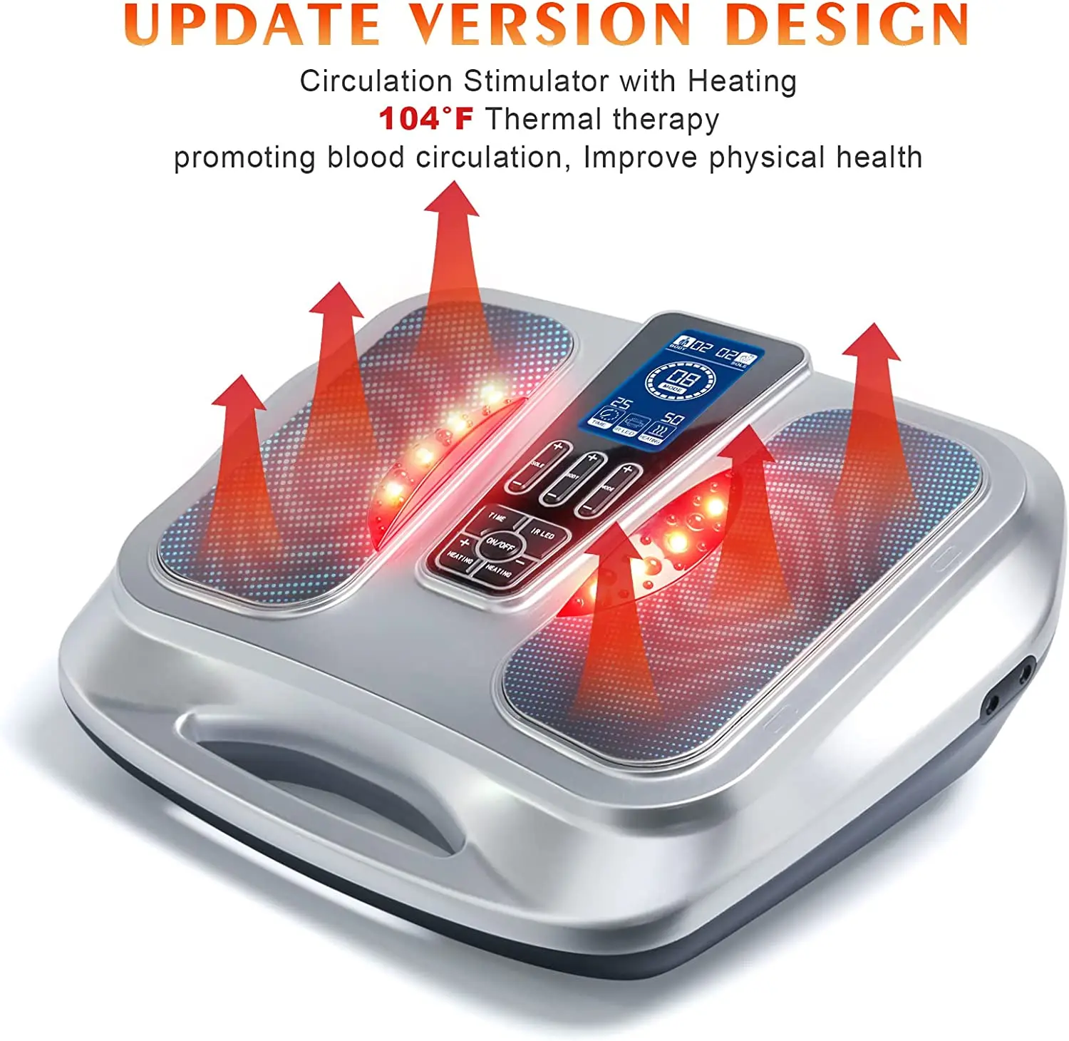 Innovative Products Elderly Health Diabetes Blood Circulation Wireless Remote Controller Foot Massage Machine