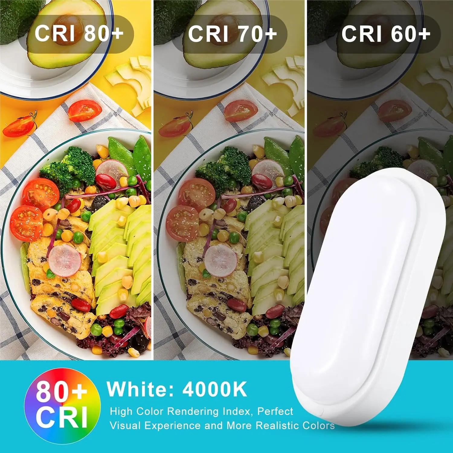 LED-Wandleuchte 12W 1080LM 4000K IP65 Wasserdicht mit Lichtsensor und Radar-Bewegungsmelder Staubdicht Neutralweiß Geeignet für