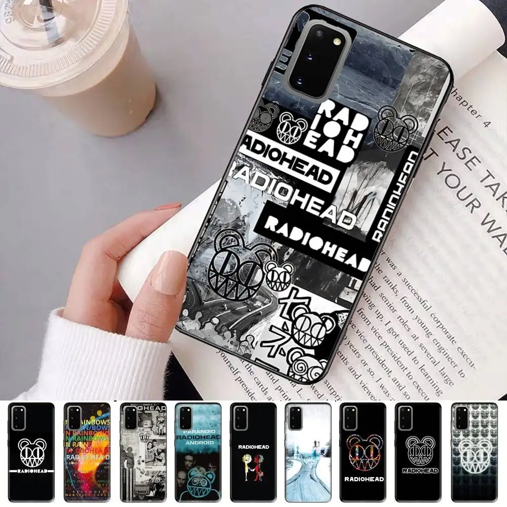 R-Radiohead Rock Band Phone Case For Samsung S 24 Fe 25 Ultra Plus 20 Lite 21 30 22 23 24 22 Ultra 5G Fundas