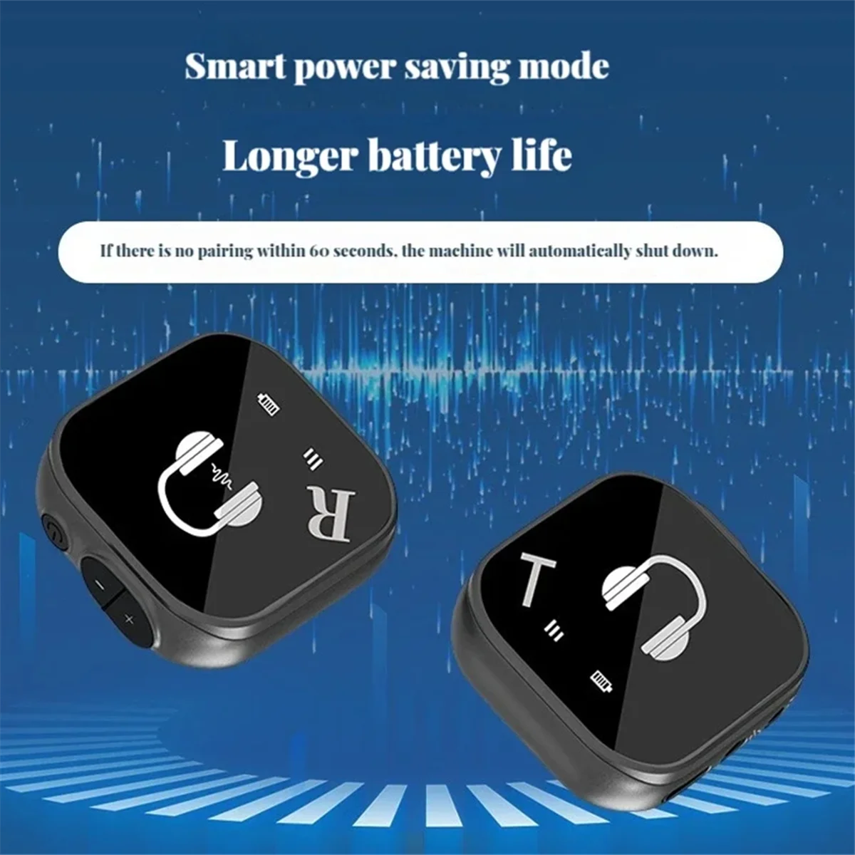 

AD41-5.8G Wireless Earphone Monitor Headphone Wireless in Ear Monitor System with Transmitter Receiver Automatic