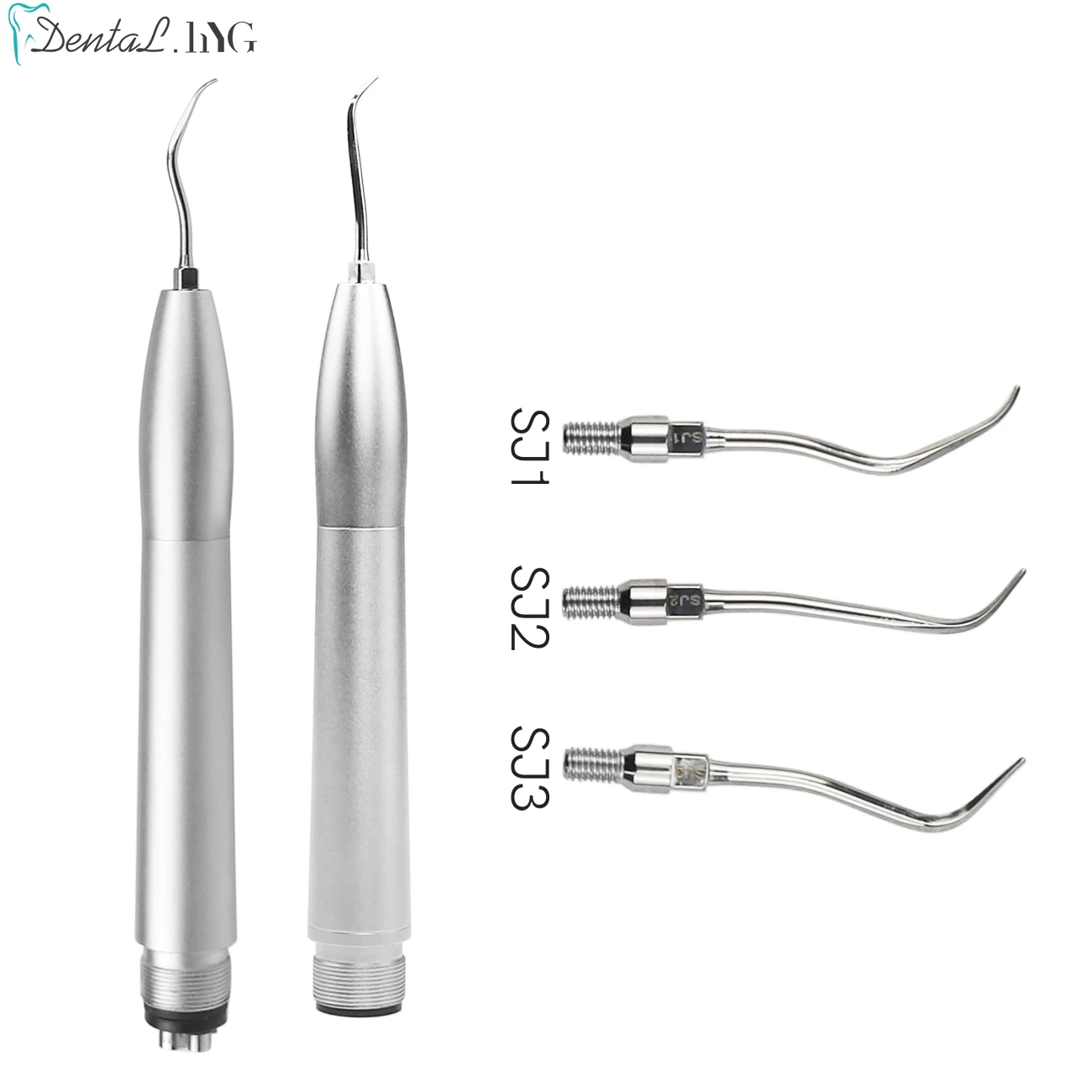 

Dental Air Scaler Handpiece Activation Irrigation Perio With 8PcsScaling Tip For Tooth Cleaner Root Canal Instruments 2/4 Holes