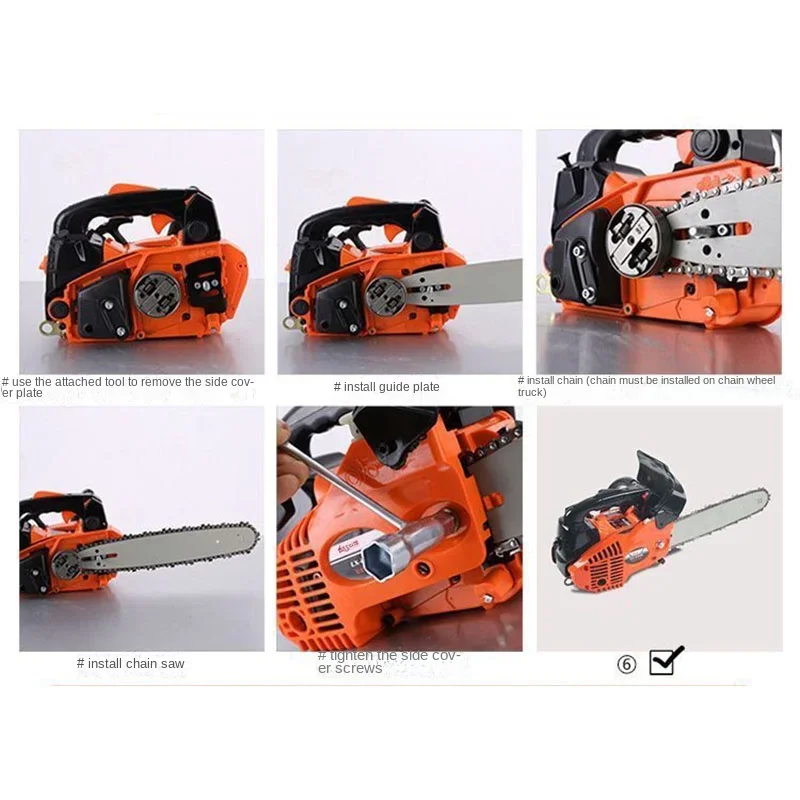 12-inch High power bamboo saw chainsaw  gasoline saw wood saw high-power electric home carpentry.