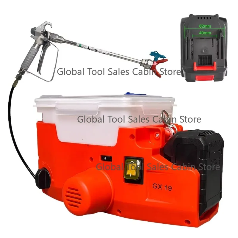 Cordless Multi Function Electric Hand Held Paint Sprayer for Home and Outdoors, Painting Projects