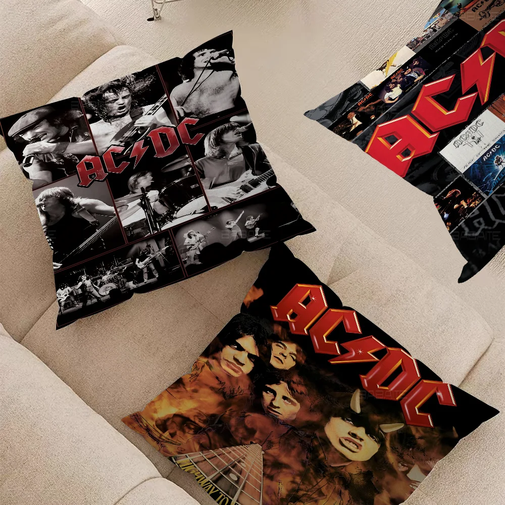 BAND A-AC DC Cushion Cover Decorative Pillow Sofa Home Decor Case Pillow Cases