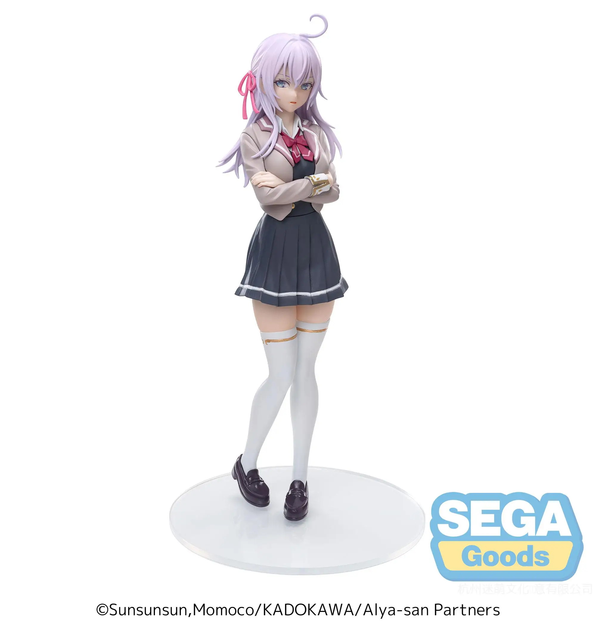 SEGA Alya Sometimes Hides Her Feelings in Russian Anime Alya Luminasta Uniform Action Figures Model Figurine Original Figuarts