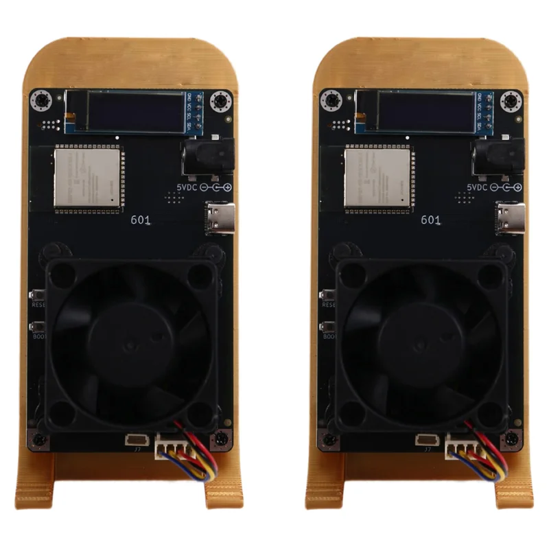 

Изысканный-2X Gold Bitaxe Gamma 601 BTC Solo Miner 1,2TH/S 18-22 Вт BM1370 Asic Chip Bitcoin Crypto Miner, вилка стандарта США