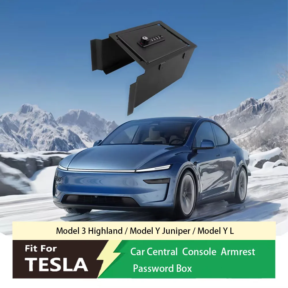 boite-de-rangement-pour-accoudoir-tesla-modele-3-highland-modele-y-juniper-y-l-2025-boite-de-rangement-avec-mot-de-passe-accessoires-boite-de-verrouillage-pour-console-centrale