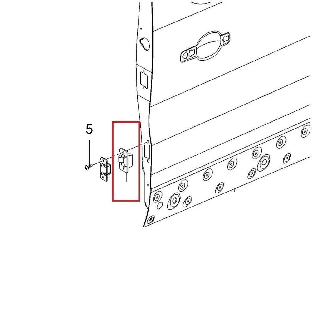 For Renault Trafic Mk2 & Mk3 Female Sliding Door Locator 91167277 Sliding Door Locator Tool RV Accessories