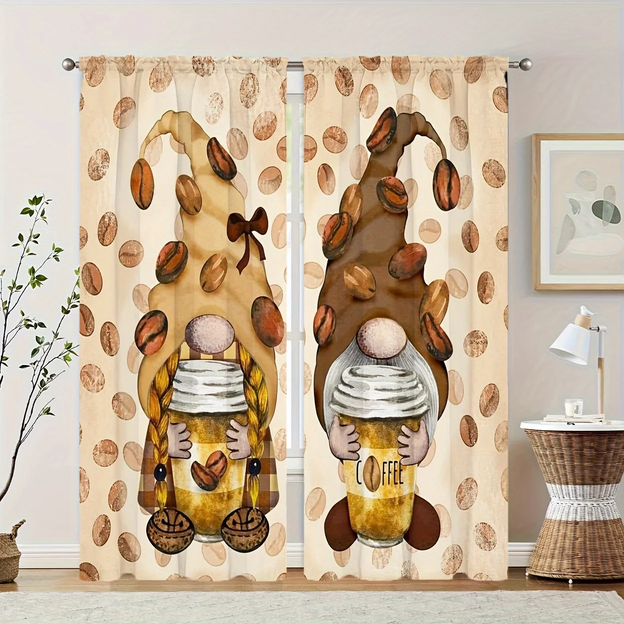 ม่านโปร่งลายการ์ตูน 2 ชิ้น, ลา - Curtain Rods บทวิจารณ์และราคา