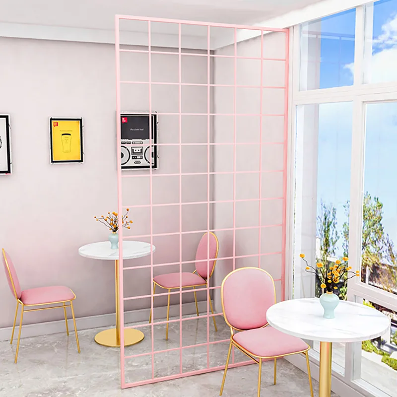 Restaurante pantalla de piso a techo tienda de té de la leche tarjeta de entrada caja espacial partición sala de ocio reuniones invitados para negociar