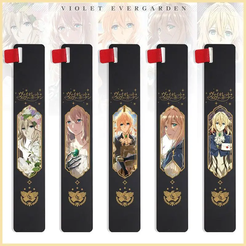 Violet Evergarden Anime Peripheral, Creative Metal Anime Bookmarks