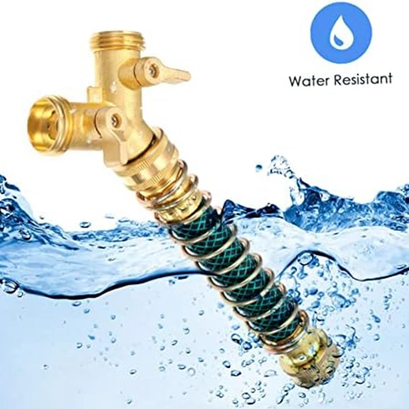 Water Pipe Leader Mangueira Conector, Spicket Splitter, Outlet, Reel, 1 Set