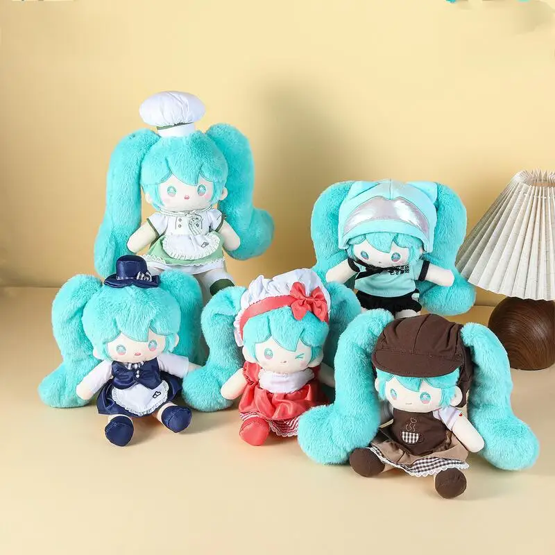 

Cartoon Hatsune Miku Kawaii Plush Toys Anime Peripheral Accompany Soft Stuffed Dolls Birthday Gift for Friends Decoration