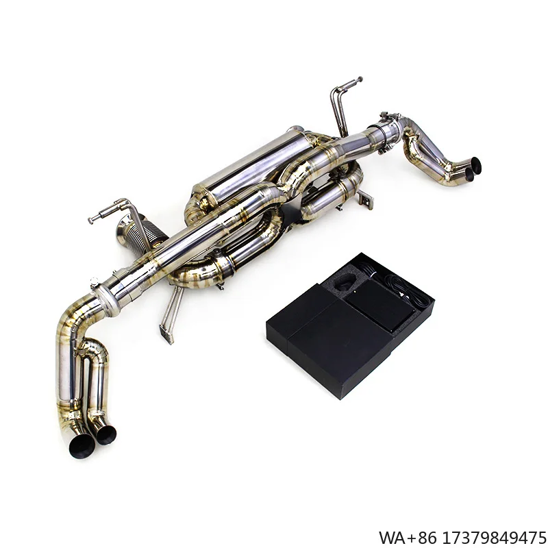 

OEM Catback Exhaust System for Audi R8 V8 4.2L 2008-2015 Titanium Pipes Muffler Vacuum Valve With Remote Control