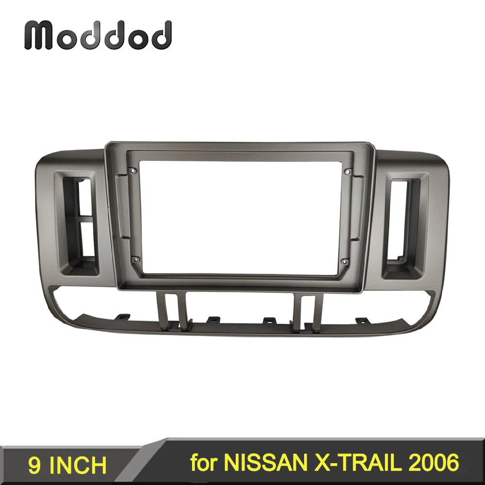 

Radio Panel Fit For NISSAN X-TRAIL 2006 9 INCH Car Stereo Fascia Dash Mounting Surround Kit GPS Navigation Audio Android Bezel