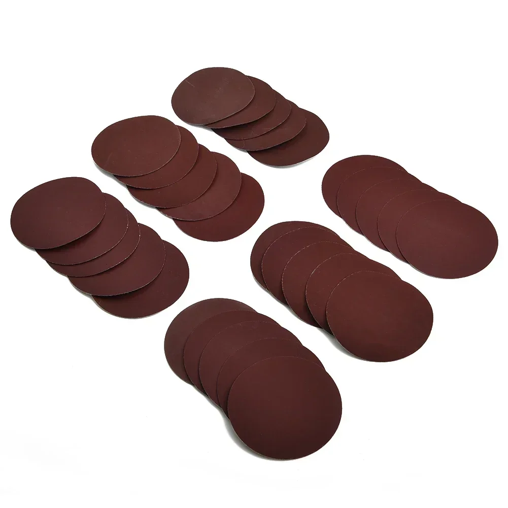 30 stücke 100mm 4 Zoll Haken Schleife Schleifpapier 320 400 600 800 1000 1500 Grit Sander Disc Schleifen polieren Pad Für Polnischen Maschine