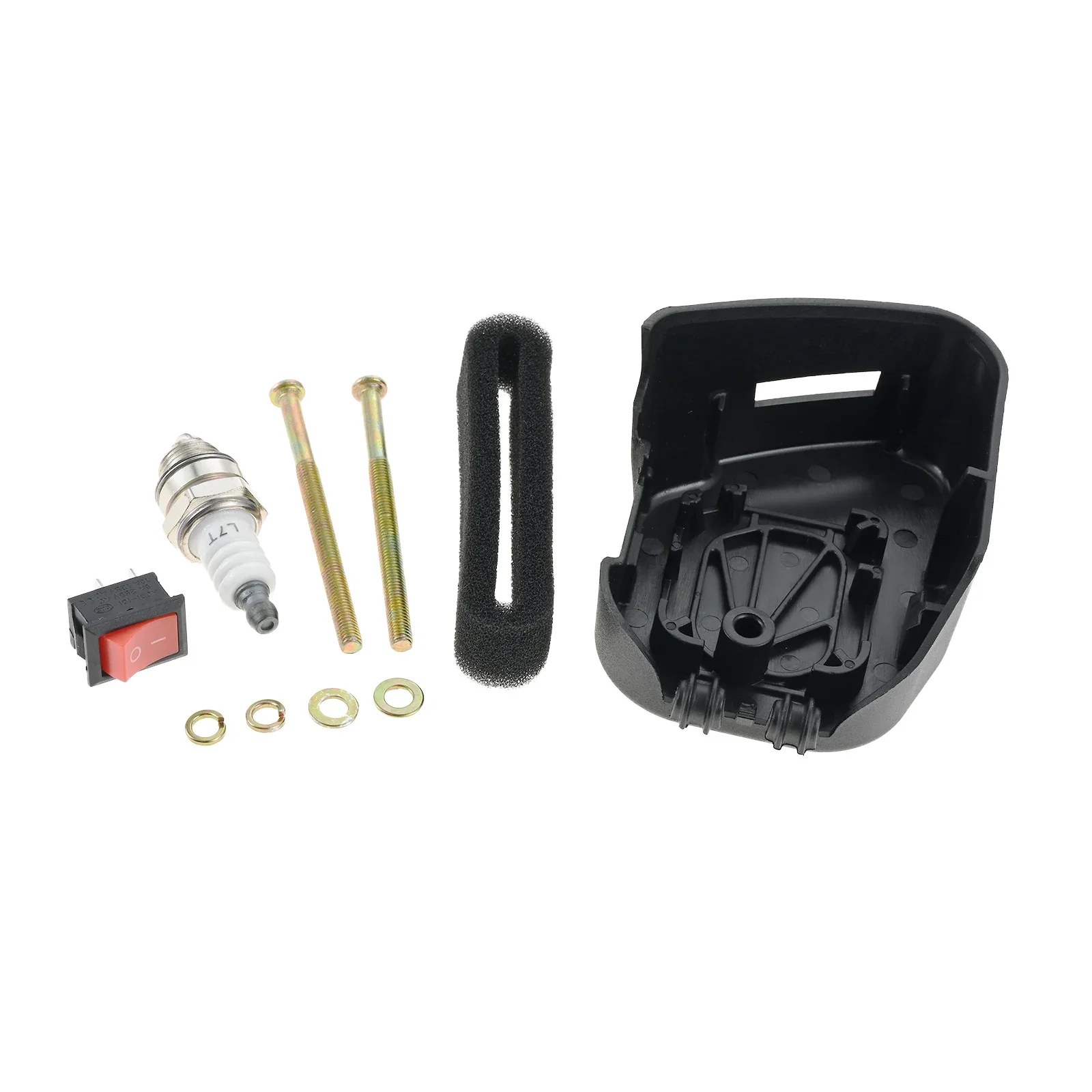 Air Filter Cleaner Cover Assembly for Craftsman 316711020 with Air Filter & Spark Plug & Switch Fit for Troy-Bilt MTD 753-06415