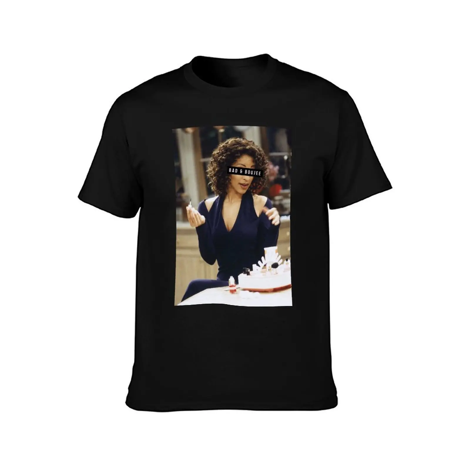 Bad and Boujee Hillary Banks 1 T-Shirt, Summer Casual Cotton Tee, Oversized Streetwear Tops, Vintage Graphic Print, 100% Cotton