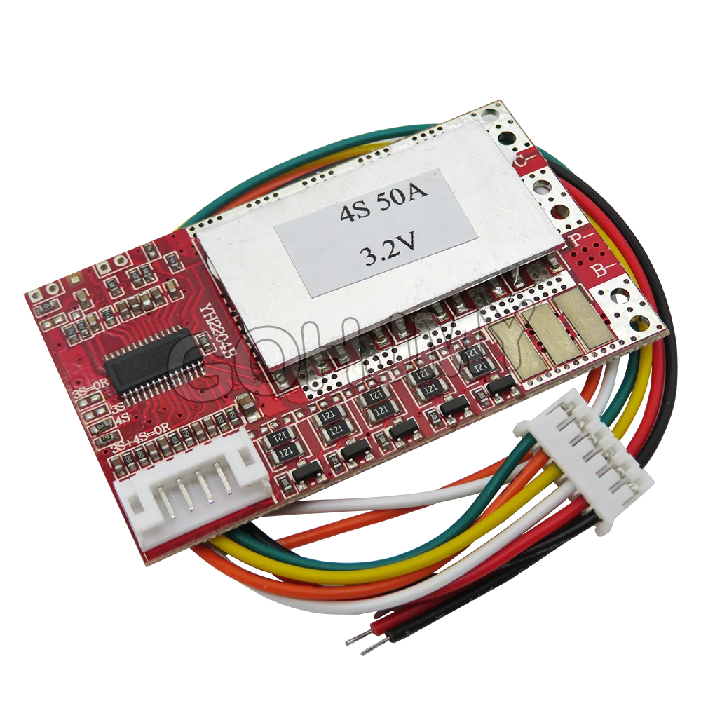 3S 4S 5S 50A BMS Board 3.2V/3.7V Iron Phosphate LiFePO4 Battery BMS 3.2/3.7V 18650 Lithium Battery Protection Board With/Balance