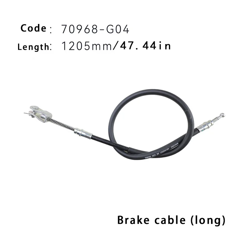 EZGO golf cart brake cable set fits on EZGO (94+UP) TXT golf cart replaces#70968-G03 70968-G04,stainless steel core brake lines