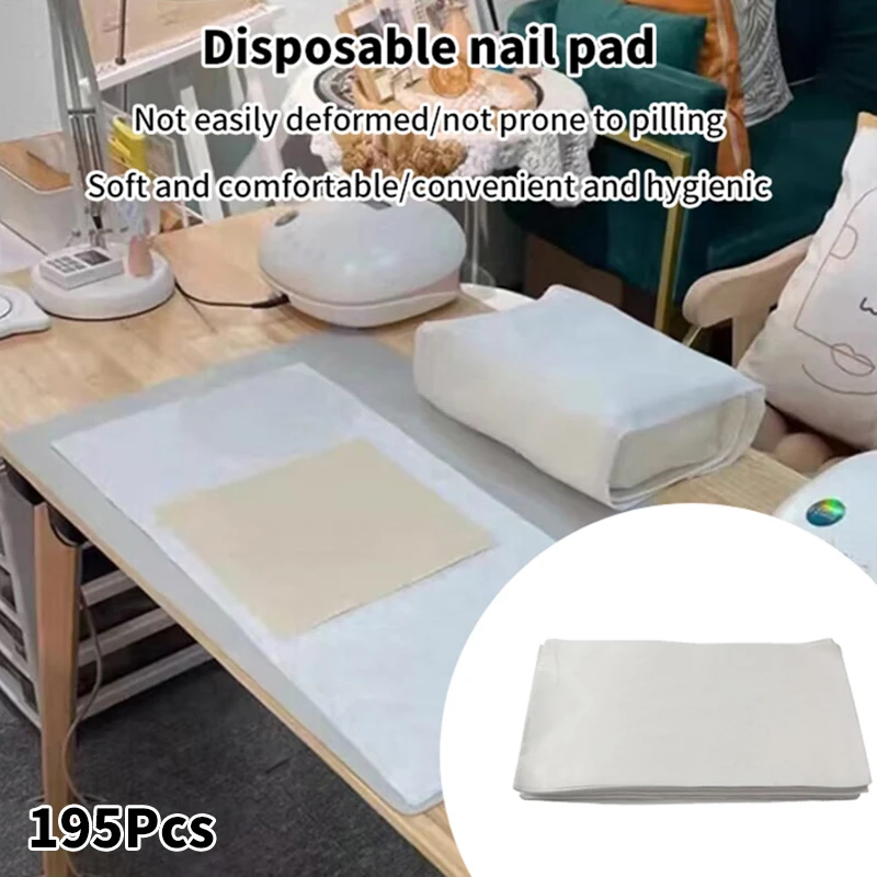 ผ้าขนหนูหมอนแบบใช้แล้วทิ้งอุปกรณ์ตัวต่อขนตาขนตา, อุปกรณ์เสริมความงาม195ชิ้นผ้านอนวูฟเวนป้องกันน้ำมันต้านแบคทีเรีย