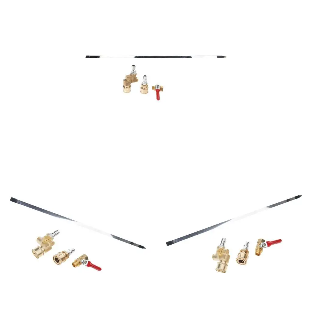 Radiator Rod Tool with Brass Coupler and Shutoff  