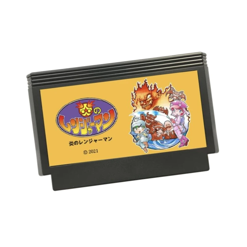 Blazing Rangers ( Honoo no Rangerman ) Japanese / English 60 Pins Retro Game Cartridge for FC Console 8 Bit Video Game Card