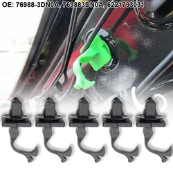 5pcs For Nissan Juke F15 Sylphy Sentra B17 Pathfinder R52 Windshield A Pillar Clip Trim Windscreen Retainer Fastener Clamp