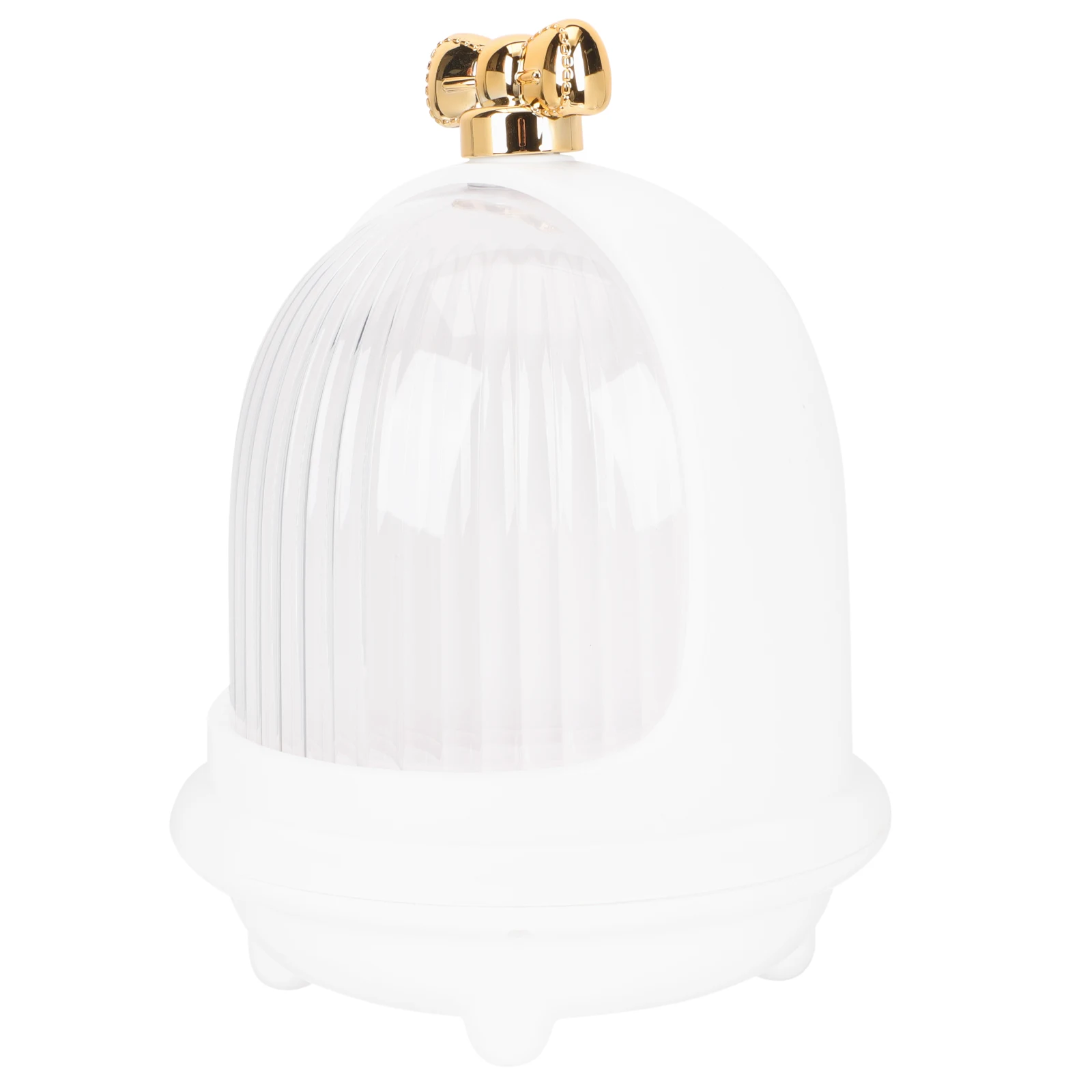 

Rotating Makeup Storage Box Skincare Organizer Vanity Container Smooth Edges Durable Desktop Holder For Bathroom