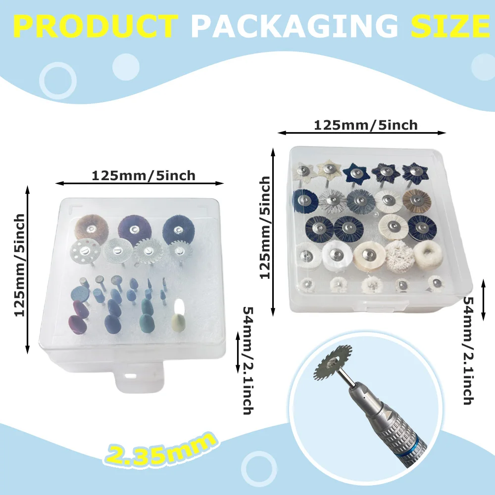 

Набор из 35/51 шт., набор для полировки стоматологической лаборатории, набор HP, керамический фарфоровый шлифовальный инструмент для стоматолога, алмазные боры, материал кисти