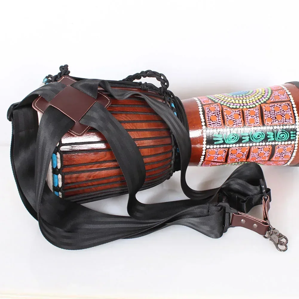 Professional Djembe Strap Hand Drum Belt Percussion Accessories Thickened Padded Adjustable Djembe African Drum Shoulder Straps