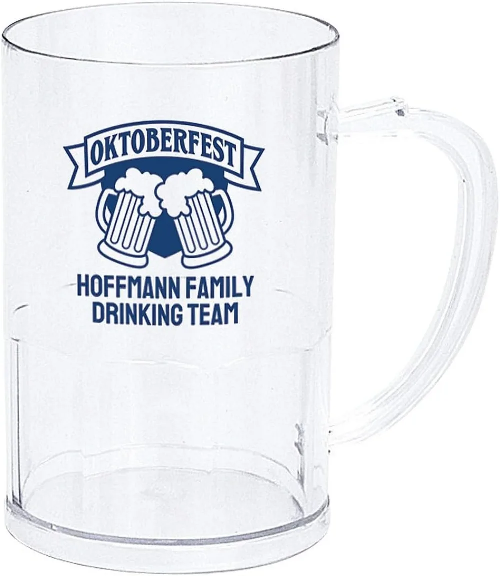 

Персонализированные многоразовые пластиковые пивные кружки Fun Express Oktoberfest, 14 унций, объемные 48 карат