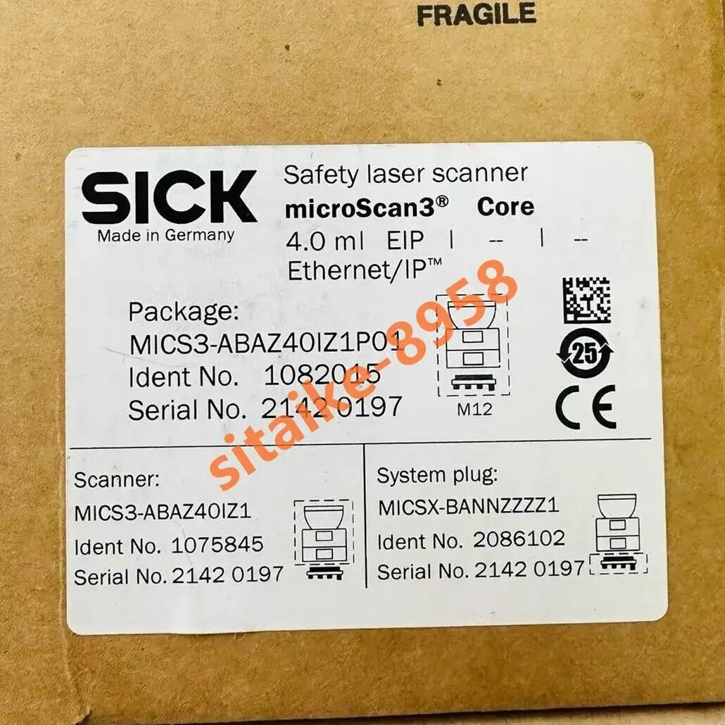 NEW SICK MICS3-ABAZ40IZ1P01 1082015 Safe Laser Scanner MICS3-ABAZ40IZ1P01