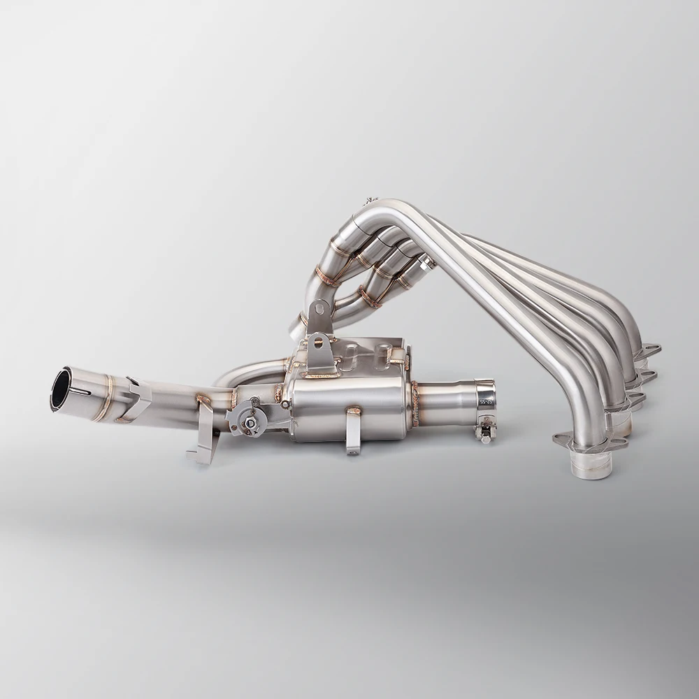 Motorcycle Exhaust Modify Escape Front Link Pipe Fits Original Muffler 