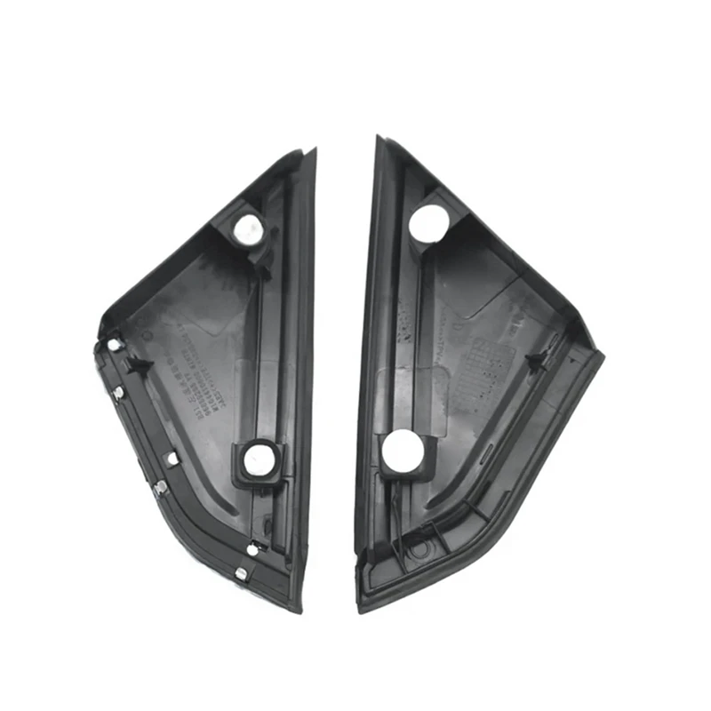 1 paio pannello triangolare per finestrino anteriore dell'auto pannello decorativo triangolare 9647011377 96470112777 ABS nero per Citroen C4 04-10