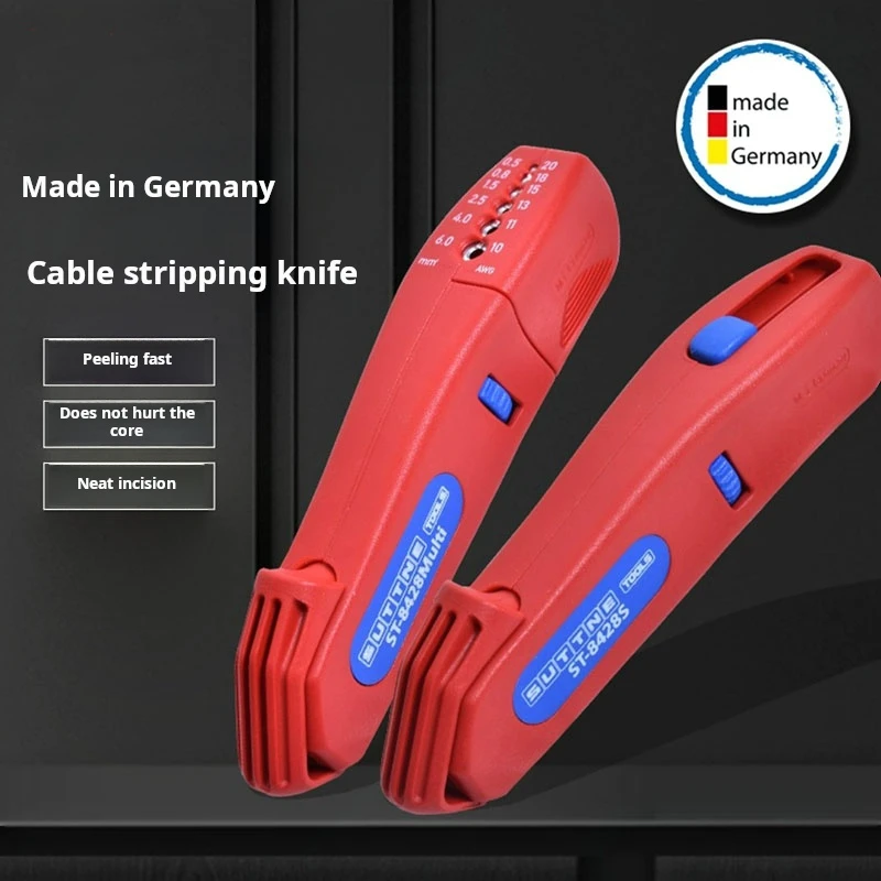 1pcs Suttne Multi-function Electrician Professional Tools Wire Peeling Knife Cable Peeler Industrial Grade Wire Strippers