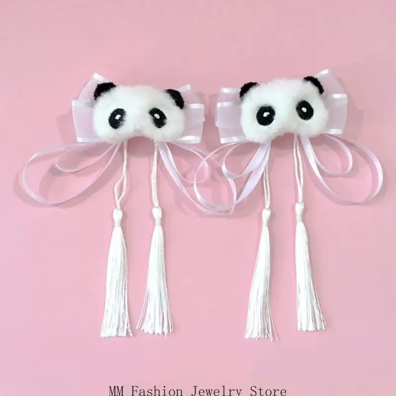 D0UB الصينية هانفو زي مشبك شعر النساء الفتيات دبابيس الشعر أنيمي مقاطع الشعر دبوس الجانب