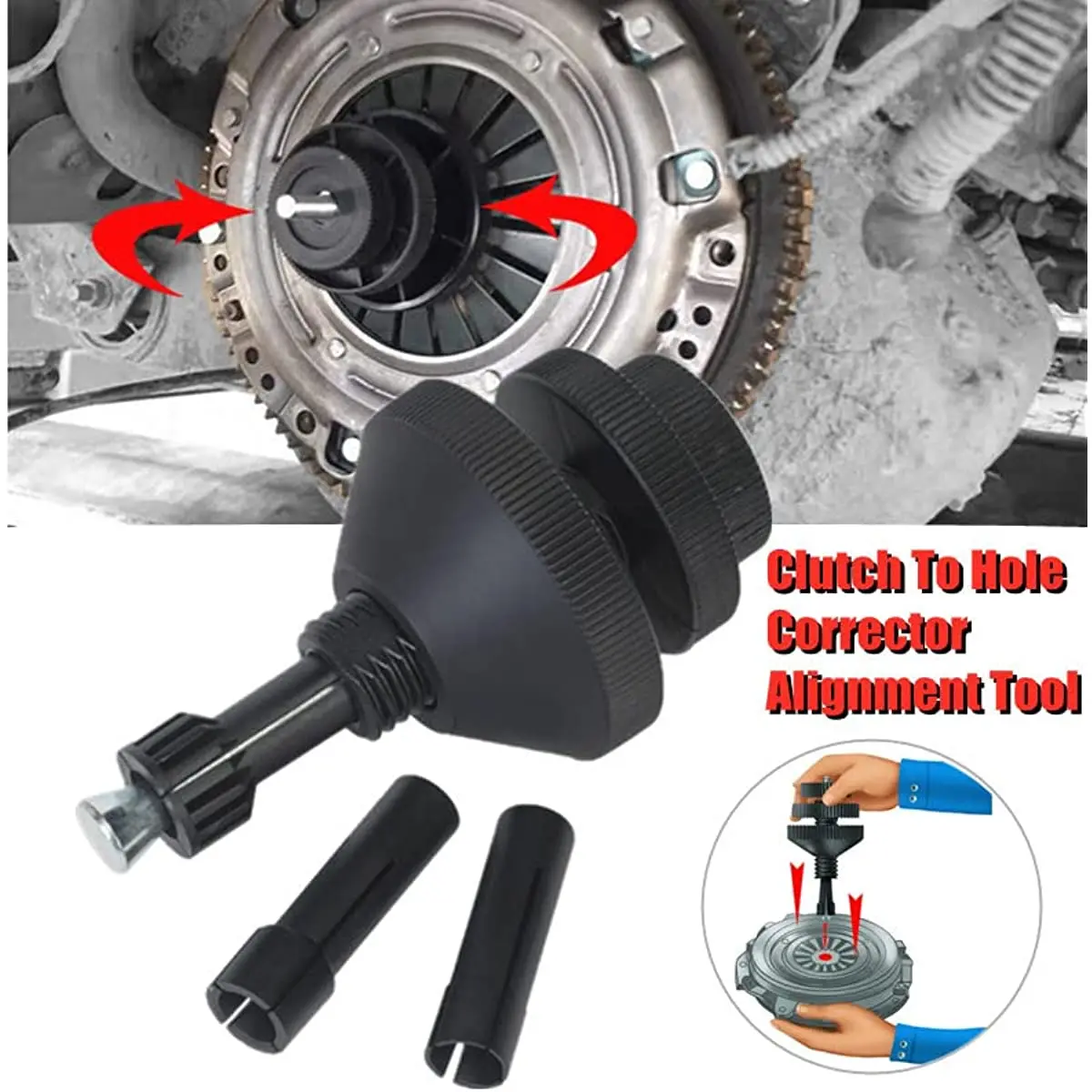 Universal Clutch To Hole Corrector Alignment Tool, Clutch Alignment Disassembly Clutch Calibration Tool, Suitable For 99% Clutch