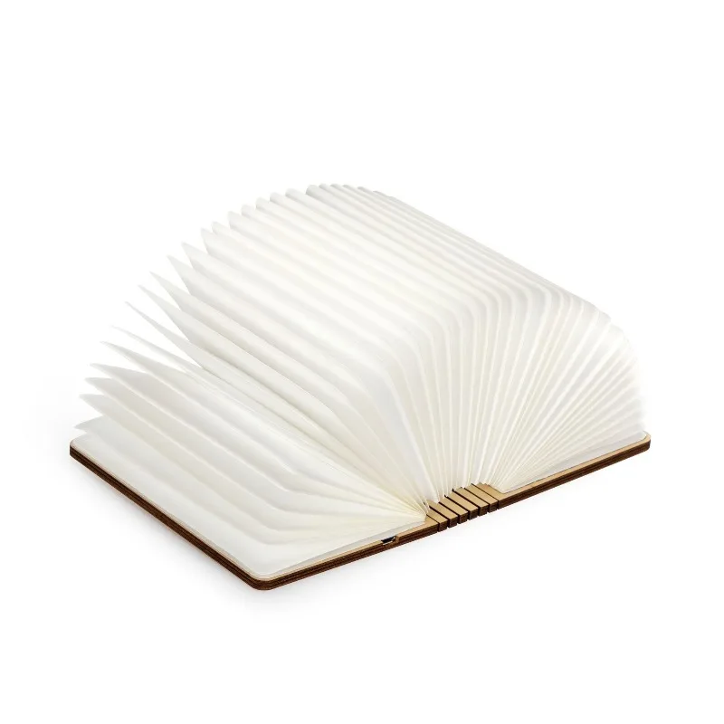 

Book lamp wooden creative gift LED rechargeable night light