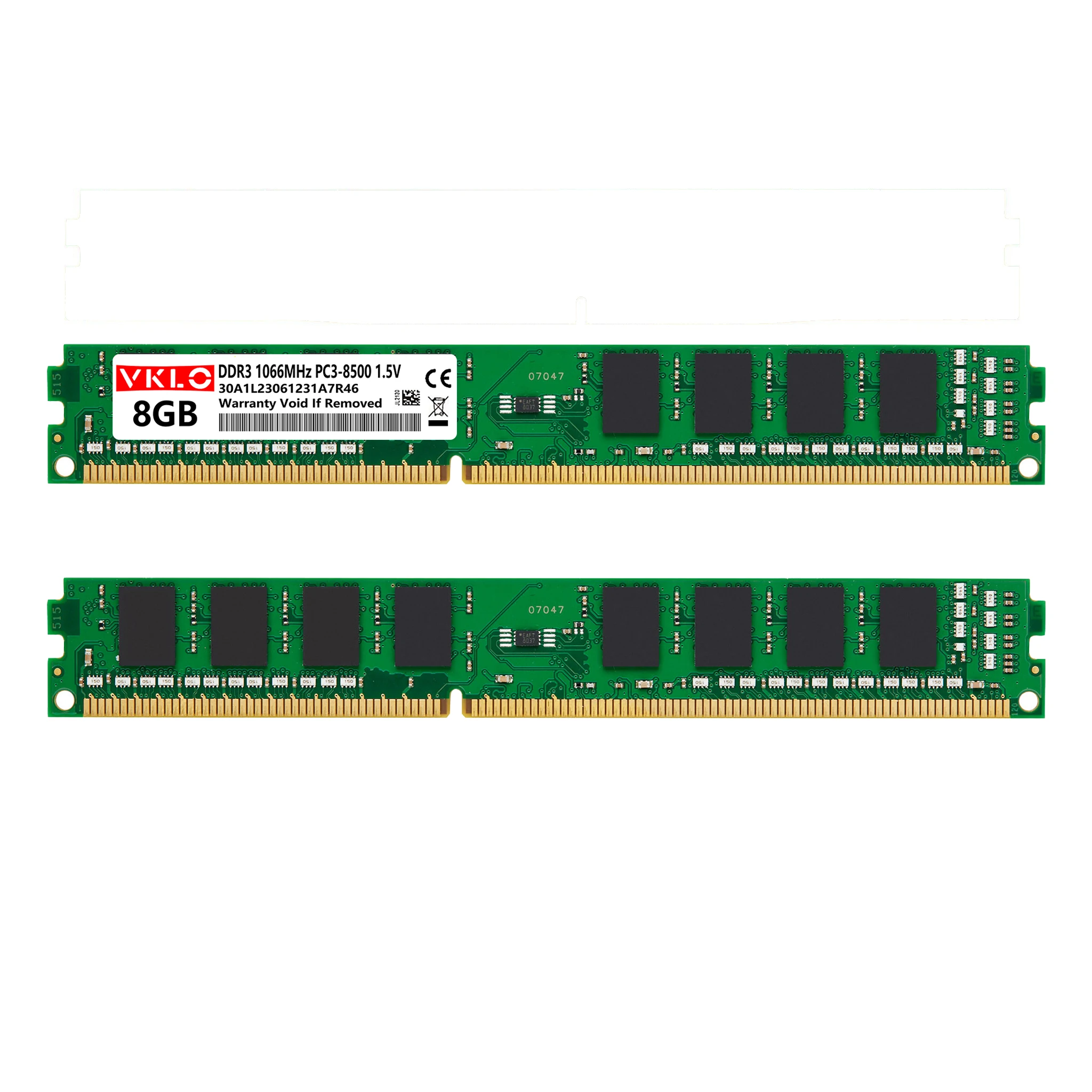 DDR3 2GB 4GB 8GB de memoria RAM de escritorio PC3 1066 1333 1600Mhz 1.5V 240Pin 8500 10600 12800 Intel y AMD Memorias DIMM no ECC