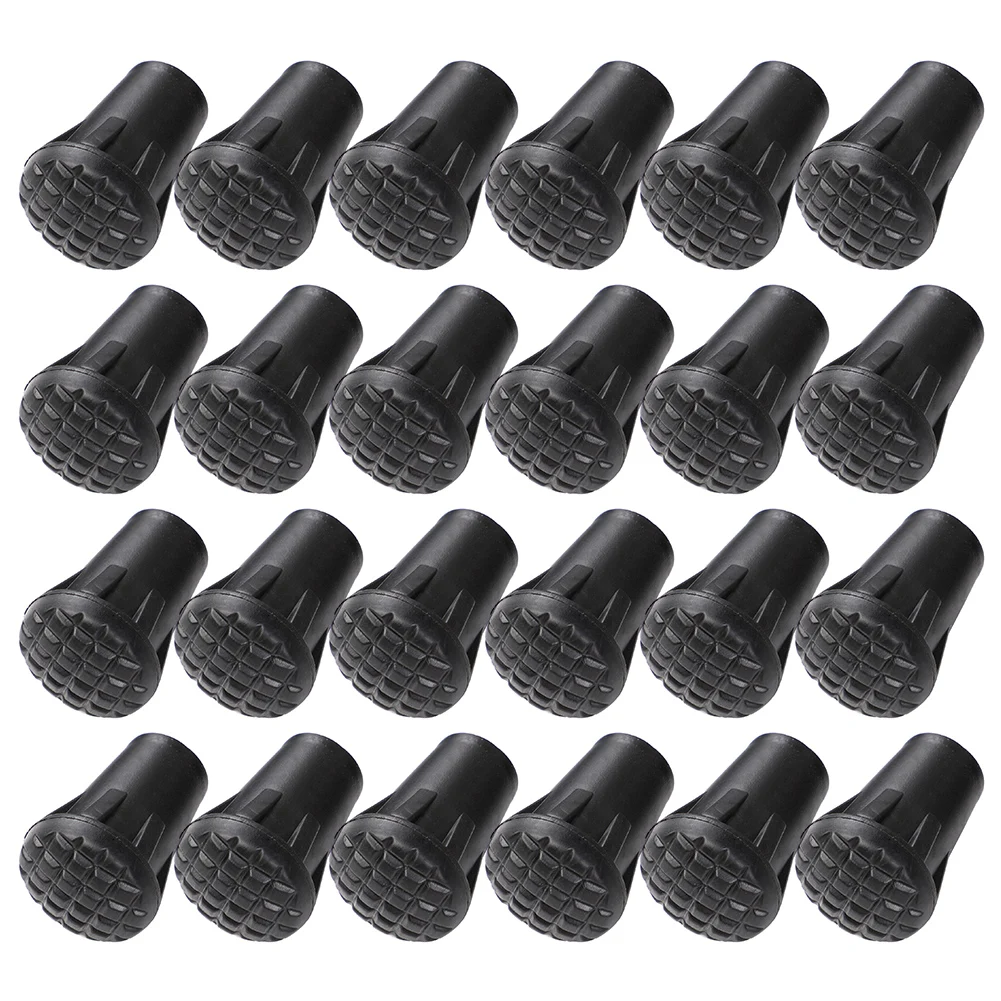 Set of 24 Premium Slip Tips for Trekking Poles that Provide Stability on Surfaces During Hikes or Climbs Set of