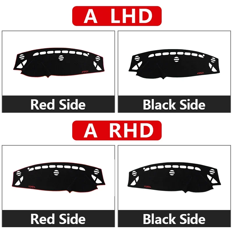 For Mazda 6 Atenza GJ 2013 2014 2015 Car Dashboard Cover Avoid Light Mats Non-Slip Pad Instrument Carpets Protector Accessories