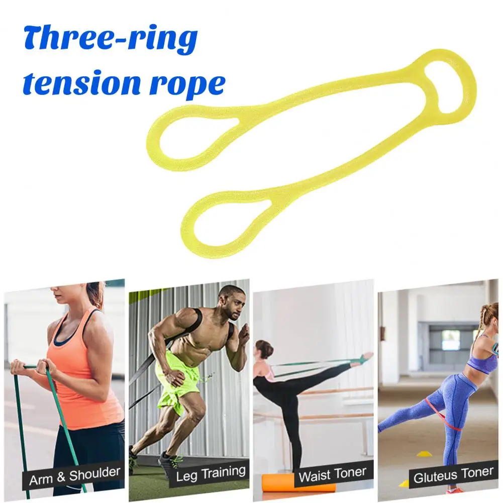 

Tension Elastic Band High Elastic Yoga Resistance Band for Leg Arm Exercise Lightweight Wear Resistant Stretching Belt for Home