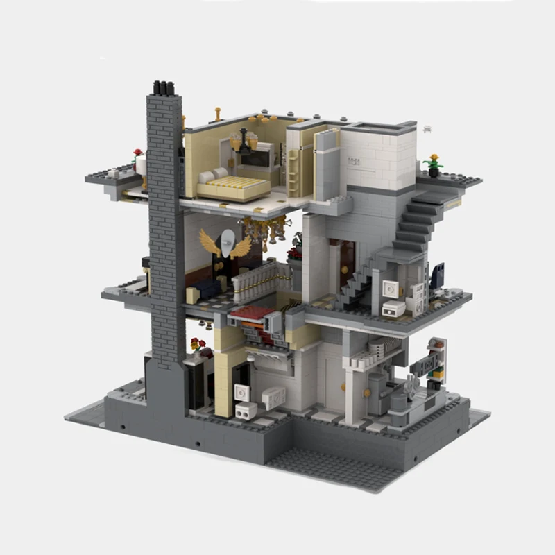 8491 pièces MOC l'embarquement modèle modulaire blocs de construction ensembles de bricolage briques à assembler jouets cadeaux d'anniversaire/noël