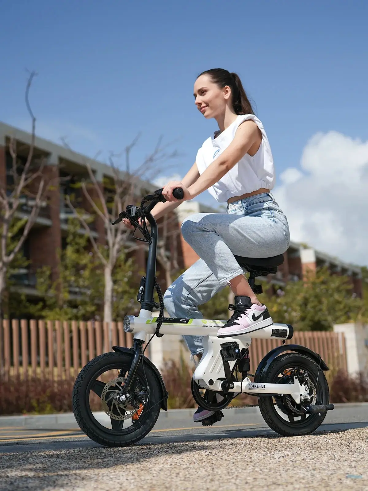 AliExpress ISINWHEEL Isinwheel U1 Adult E-bike 250W Motor Women's ebike 42V 7.8Ah battery Electric Bicycle Folding City commuter Electric Bike