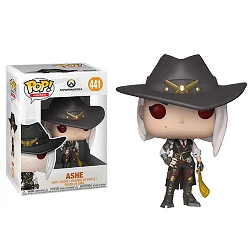 Funko Pop анимация близгард Overwatch ASHE #441 виниловая экшн-фигурка игрушки коллекционные куклы Подарки
